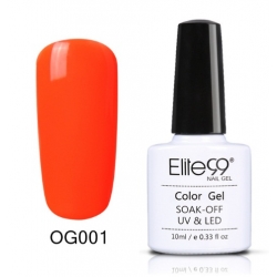 Гел Лак Оранжева Серия 10ml OG001 Elite99 Гел Лак Оранжева Серия 10ml OG001 Elite99